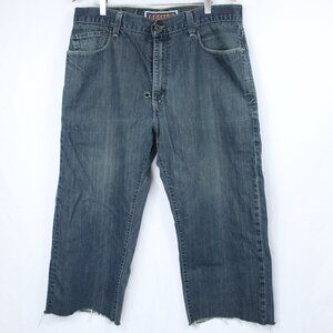 LEVI'S LOOSE STRAIGHT 569 SIZE 36 WIDE LEG CUT SK8 PANTS Y2K GRUNGE MUDDY SKATER